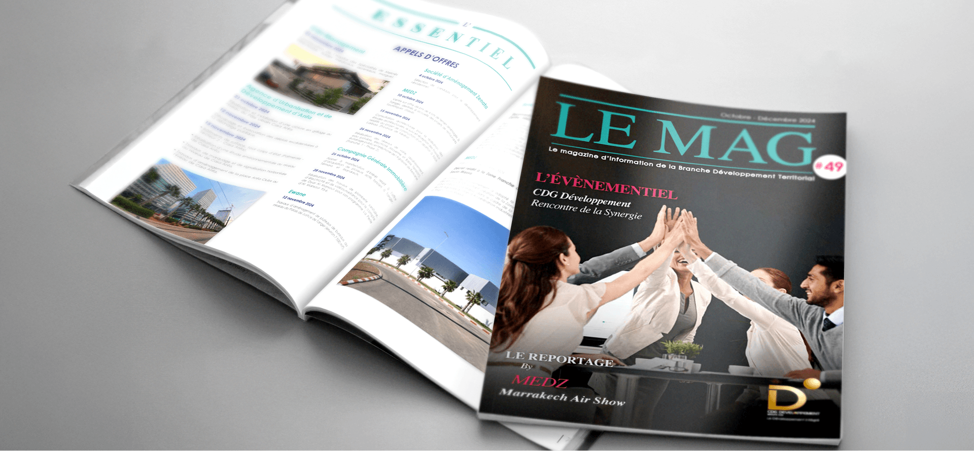 Le magazine d'information de CDG Développement et ses filiales